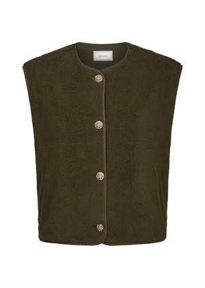 Mariko teddy vest Army Neo Noir 